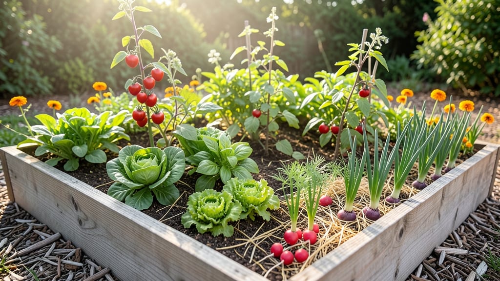 8x8 Raised Garden Plans: Space-Saving Layouts for Maximum Yield