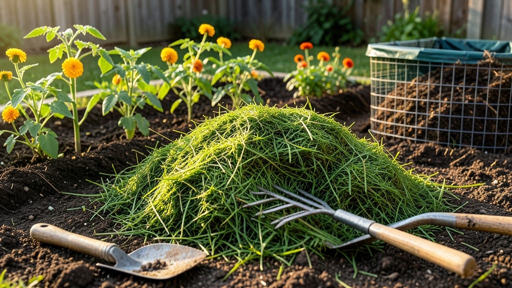 How to Use Grass Clippings in Garden: Mulching Benefits and Weed-Suppression Tricks