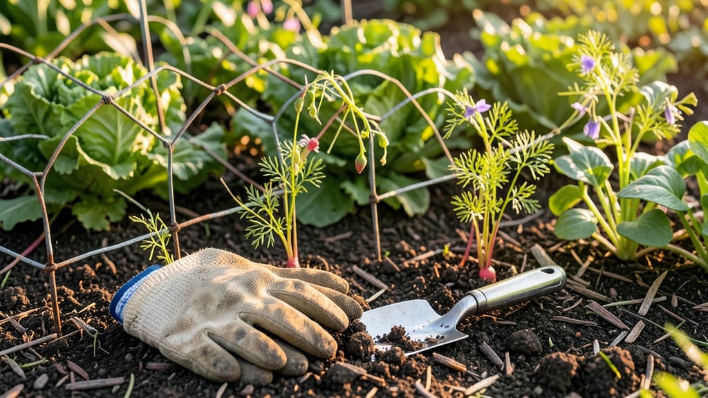Chicken Wire Vegetable Gardens: Space-Saving Edges That Keep Pests Out