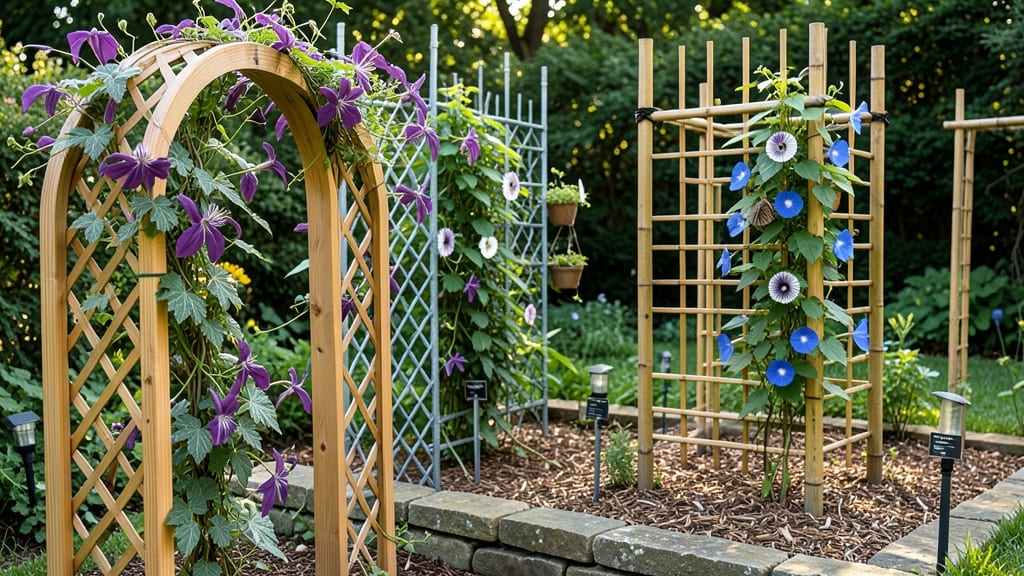Garden Bed Trellis Ideas: 10 Space-Saving Structures for Vertical Growth
