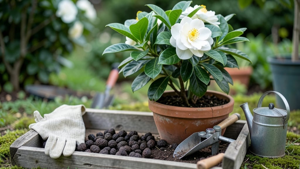 Natural Fertilizer for Gardenias: Coffee Grounds & Eggshell Tricks That Double Blooms
