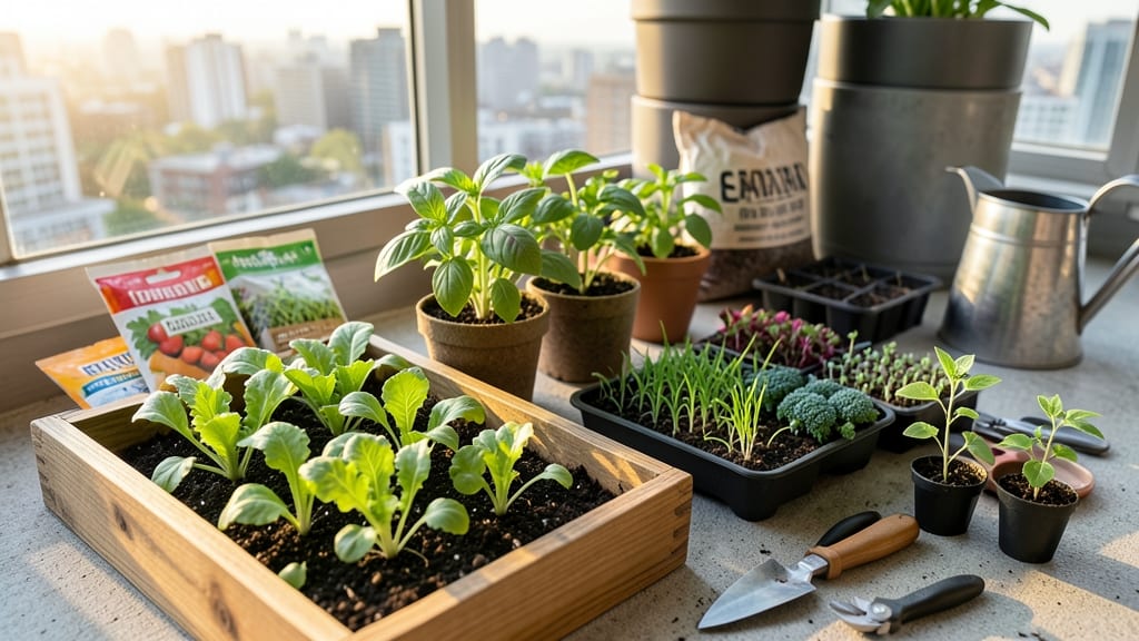 Urban Garden Seeds: Fast-Growing Varieties for Small-Space Harvests