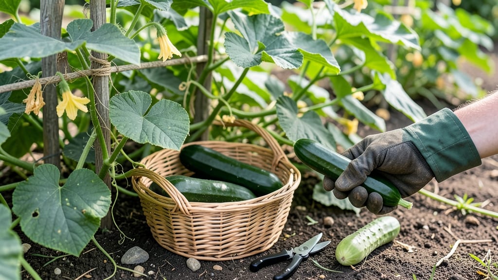 When to Pick Cucumbers from Garden: 3 Size Checks for Peak Flavor