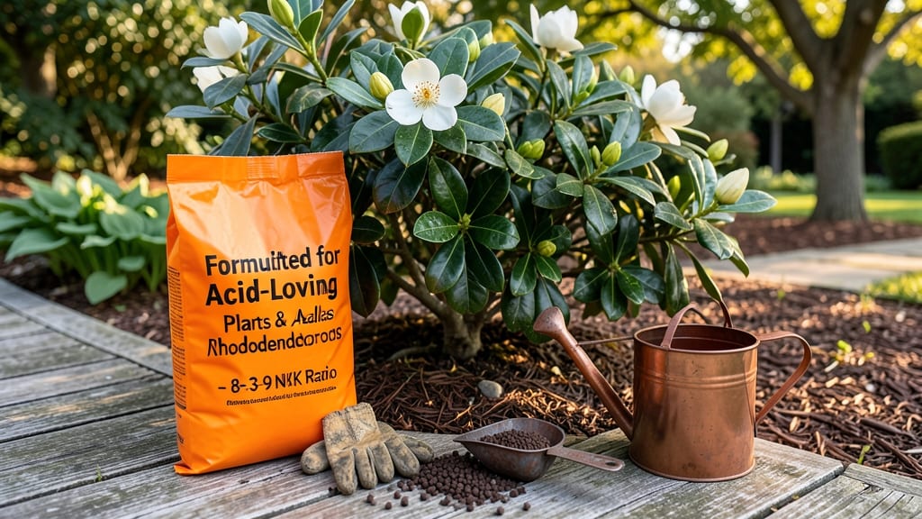 Fertilizer for Gardenia Tree: pH-Balanced Blend for Glossy Leaves & Fragrant Blooms